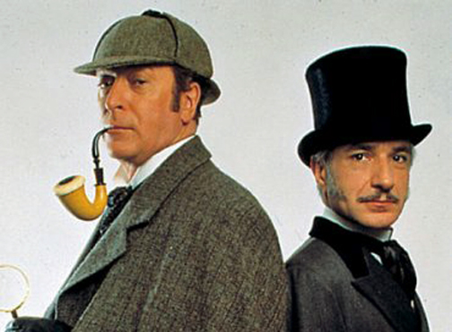 Michael Caine on the trail of Holmes